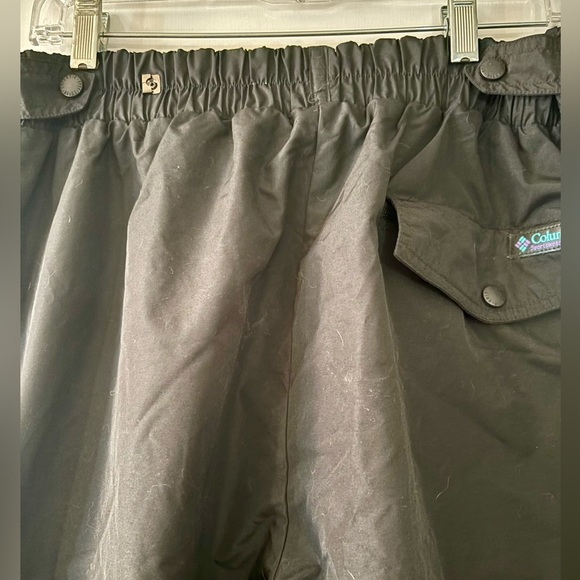 Vintage 1994 Columbia 💯 Nylon Ski Pants in Black Women’s Sz Large 🎿 - Picture 4 of 8